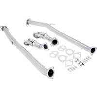 SS Exhaust Downpipe for 90-96 Nissan 300ZX Turbo 3.0L Fairlady Z32 VG30DETT.