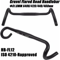 Kalloy Road Steering Wheel Gravel Handlebar 31.8mm Aluminu Racing Bicycle Drop Bar Flared Handlebar 400/420/440/460mm Bike Parts
