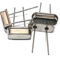 10pcs HC-49S 24.576MHz 24.576M 24.576 Quartz Crystal Resonator Passive Oscillator HC49S DIP2