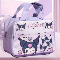 Girly Heart Design Portable Lunch Bag for Women Insulated Fashionable Picnic Tote Food Container for Carrying Meals