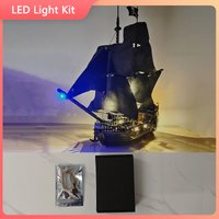 LED Light Set For 4184 Black Pearl Pirates Of The Caribbean Ship(Only LED Light, NOT Include The Model Bricks)