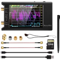 Spectrum Anslyzer NanoVNA-H4 Vector Network Antenna Analyzer 10KHz-1.5GHz MF HF VHF UHF Antenna Tuner 32GB nano vna NanoVNA-H
