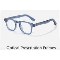 ALICIA Luxury Ultra light TR90 Pure Titanium Fashion Retro Polygon Spectacle Full Frame Optical Prescription Frames Woman Men