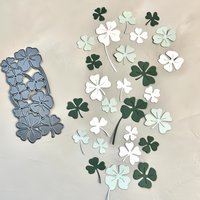 2026 New Arrival Lucky Clover Metal Cutting Dies for DIY Scrapbooking Card Making Stencils Embossing Craft Decoration