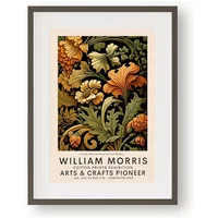 Abstract William Morris Flower Leaf Bird Wall Art For Living Room Decor Canvas Painting Nordic Posters And Prints Wall Pictures
