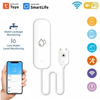 Tuya Smart WIFI Water Leakage Sensor Alarm Water Level Detector Flood Leakage Sensor APP Remote Control Security Alarm System