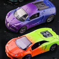 Temperature Sensitive Magic Car 1:64 Scale Mini Racing Car Color Changing Sports Car Model Durable Alloy Crash-Resistant