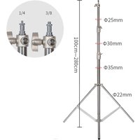 2.8M ze stali nierdzewnej duży statyw składany statyw oświetleniowy magiczna noga fotografia c-stojak na światło punktowe Softbox Photo Studio
