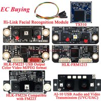 FM226 Facial Recognition Module TX510 HLK-FM225 FRM1213 3D IR Infrared AI 10 Binocular Camera Liveness Detection Cat Eye Visible