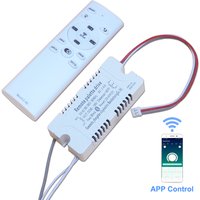 APP bluetooth control LED driver intelligent 2.4G remote LED transformer dimmable remote palette drive for ceiling lamp AC220V