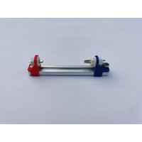 4-Wire Internal Resistance Test Fixture Adjustable Spacing Aluminum Alloy Base for 18650 21700 26650 26800 Cylindrical Battery