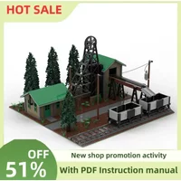 New 2321Pcs City Hot Selling Trains Street View Moc Modular Mine Model Custom Puzzles Diy Creative Ideas Toys Birthday Gifts