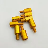 Fishing Net Rod Pod Connector M8/M10/M12 Screw Net Head Adapter Fishing Landing Net Harpoon Dip Accessories Parts