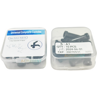 10/1 Dental Unidose Capsules Composite Capsule Tips Resin Light Cure Vita Shade 0.3g A1 A2 A3 A3.5
