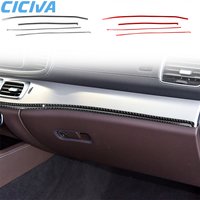 For Mercedes-Benz GLE W167 2019-2024 Central control light bar Decoration Trim Soft Carbon Fiber Car Internal Accessories
