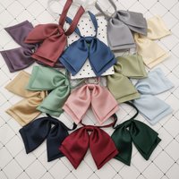 Girl Student Pink Sweet Bowtie Women Lady Ribbon Bow Tie School Girls Party Bowknot Bule Black Classic Butterfly Accessories