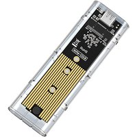 M.2 NVME PCIe NGFF SATA Dual Protocol SSD Case Clear USB Type C 5Gbps PCI-E M2 SSD Transparent Enclosure Hard Disk Box Accessory