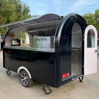 Hotdog Cart Mobile Food Pizza Food Truck Best Selling Coffee Trailer Mobile Bar Hot Dog Cart Mobile Kitchen