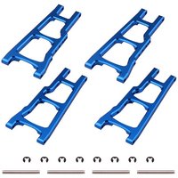 Esilun Front/Rear Aluminum Heavy Duty Suspension Arms for Traxxas 1/10 Slash 4x4 4WD Stampede 4x4 Upgrade Replacement of 3655