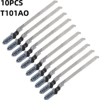 10PCS T101AO 3inch HCS T-Shank Reciprocating Saw Blades For Wood Metal Cutting Jig Saw Cutters Particle Board