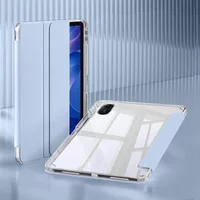Funda For Redmi Pad 2 Case 11 inch 2025 with Pencil Holder Transparent Back Hard Shell for Xiaomi Redmi Pad 2 Tablet Cover