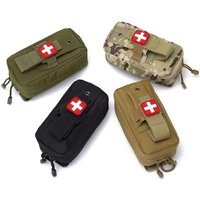 Tactical EMT First Aid Pouch Bag Black Green CP Color with Tourniquet Scissors Bandage for Emergency IFAK Trauma Combat