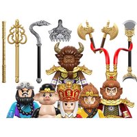 Monkey King Black Myth Wukong Building Blocks Mini Action Figure Toys