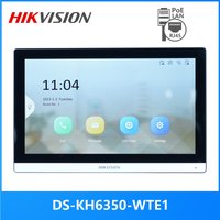 Moniteur intérieur PoE 7 pouces multilingue HIKVISION DS-KH6350-WTE1, remplace DS-KH6320-WTE1, application Hik-Connect, WiFi, interphone vidéo