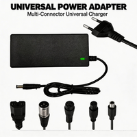 Overheat Safe Brand New Power Adapter AC 100-240V Black DC 42V 2A E-Scooter Accessories US EU Plug For 24-36v Lithium Battery
