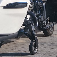 Motorcycle Landing Gears Maintain Balance Automatically Deploying Wheels LegUp LandinGear Auxiliary Training Wheels Ride Safe