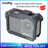 SmallRig Action 5 Pro Käfig für DJI Osmo Action 5 Pro/3/4 Kameratasche für DJI Mic Schutzrahmen mit Kaltschuh -4119C