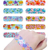 Cartoon Animal Band Aid Kawaii Strips Wound Dressing Plaster for Children Adhesive Bandages First Aid Emergency Patch