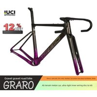 UCI Certified Carbon Gravel Bike Frame T800 Full Terrain Toray Carbon Fiber Lightweight