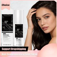 Hair Color Spray Temporary Instant Hair Salon Deep Hydrate Waterproof Quickly Apply Improve Texture Adds Shine Hair Dyeing Spray