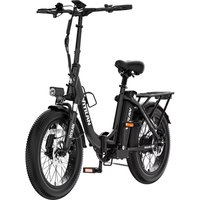 AliExpress NONE 48V13AH Battery Vitilan U3 Electric bicycle for Adults 750W Folding E-Mountain bike 20 inch fat tire off-road electric bike