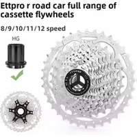 TTPRORoad Bike 8 9 10 11 12Speed 11-25T/28T/32T/34T/36T Bicycle Cassette Freewheel for SHIMANO HG Bicycle Accessories