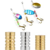 10/20pcs Fishing Spinner Bead Lure Bodies for Making Spinnerbait Taxes Rig Inline Spinner Bass Trout Perch Crappies Freshwater
