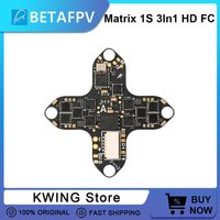 BETAFPV Matrix 1S Brushless FC G4 3IN1 HD Flight Controller AIO 12A ESC ELRS 2.4G Receiver for Meteor75 Pro O4 Meteor65 Pro O4