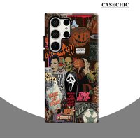 Horror Movie Halloween Phone Case for Samsung Galaxy S26 S25 Ultra S24 S23 Ultra Plus Shockproof Double layer tough Back Cover