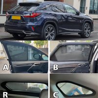 Custom For Lexus RX 300 350 450 5seats 2016-2021 2022 Magnetic Car Sunshade Front Windshield Curtain Rear Side Window Sunshade