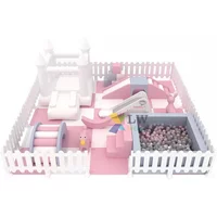 High Quality Soft Play Equipment Girls Package Kids Play Playground Foam Block Toddler Ball Pit with Slide Sets for Party