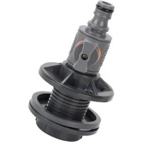 PVC IBC Water Barrel Adapter Durable Water Tank Connector with Control Valve Quick Installation Rainwater Collection Connection