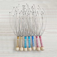 1pcs Random Color Octopus Head Massager Head Massager Scratching Octopus Scalp Tool Pet Massage Head Therapy