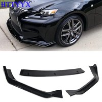 Car Front Bumper Splitter Lip Diffuser Body Kit Spoiler Guard For Lexus IS200t IS250 IS300 IS300h IS350 F Sport 2014 2015 2016