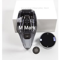 Car Crystal Gear Shift Knob 4 Piece Set For G20 G21 iX3 G08 X3 G01 X6 G06 X7 G07 X5 G05 Automatic Crystal Shifter Lever Handle