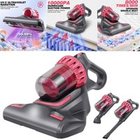 DayPlus Cordless Dust Mite Removal Mattress Vacuum Cleaner 3 IN 1 Home Bed Sofa Mattress with UV Light Cleaning Machine for Bed