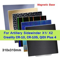 Magnetic PEI Plate For QIDI Plus 4 Artillery Sidewinder X2 X1 Build Plate Flexible Bed Sheet Pei For Creality CR10 Anet A8 Plus