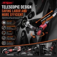 Hi‑Spec 3/8" Drive 72T Flex Head Ratchet Wrench Quick Release Reversible Socket Wrench Steel Ratcheting Handle Hand Tool