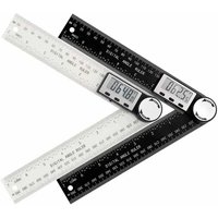 HOMEFISH 1 PC 2 in 1 Digital Angle Detector Scale Suitable for Woodworking Mutifunction Tools Measurement Tools High Accuracy