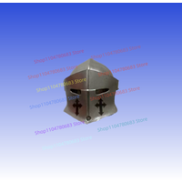 MOC Building Blocks Minifigure Accessories, Medieval Helmet Assembly Model Ornaments, Anime Cartoon Toys Action Figures Gifts